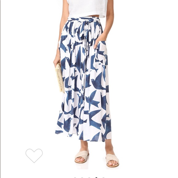 Mara Hoffman Dresses & Skirts - Mara Hoffman Birds Slit Skirt NWT